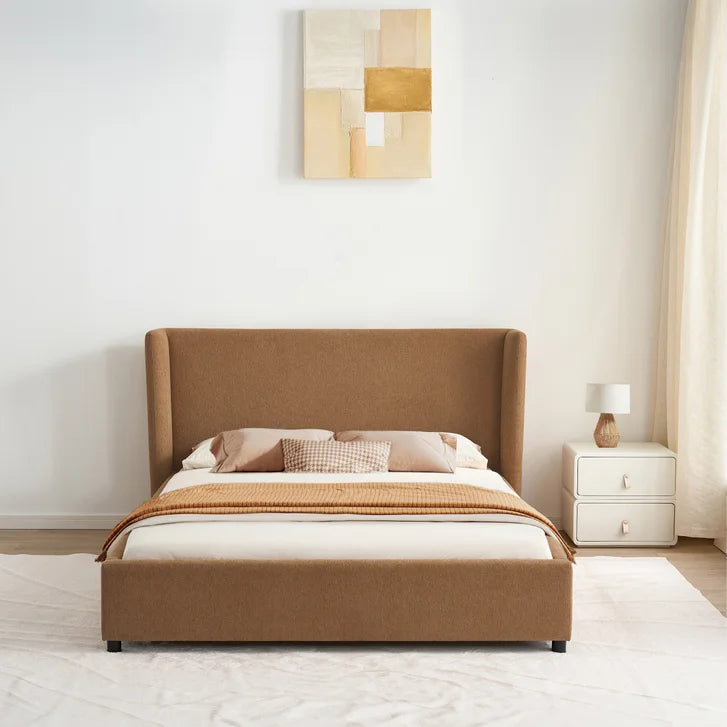 Caroline Upholstered Platform Queen Bed