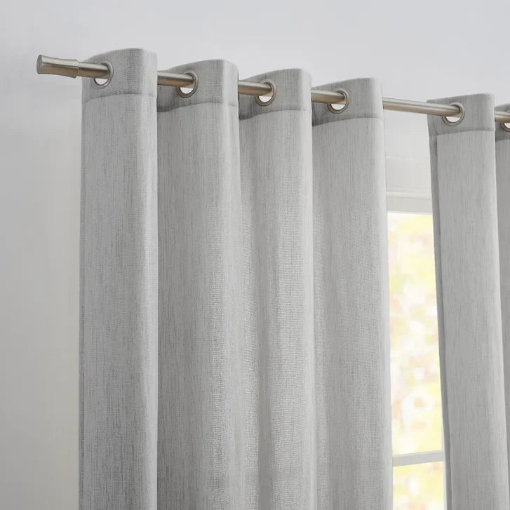 Bon Luxe Hogan Collection Light Filtering Curtain Panel, 2-panel
