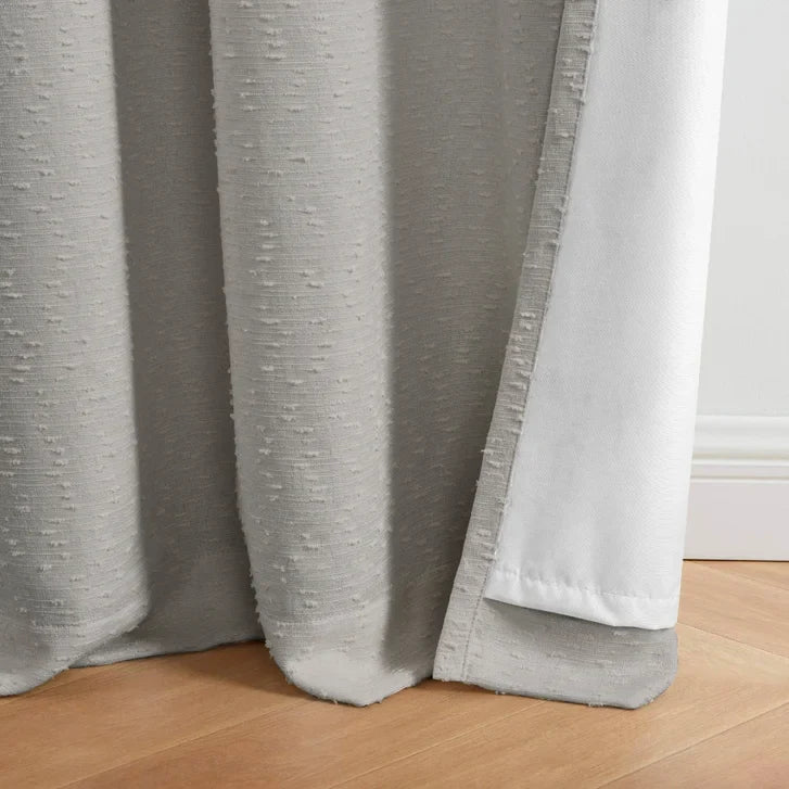 SUN+BLK Rhodes Collection Bouclé Blackout Curtain Panel, 2-panel