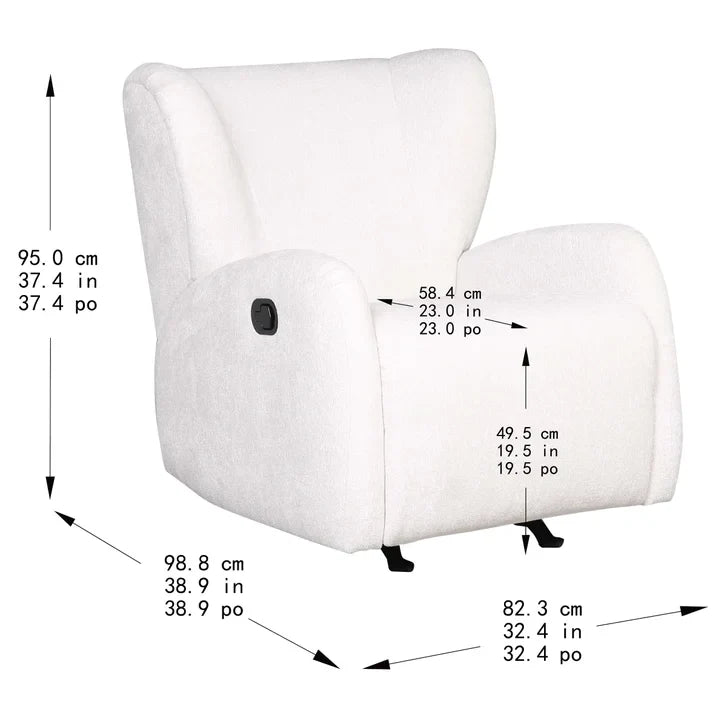 Nice Link – Lulla Fabric Rocker Recliner