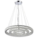 3 Tier Dimmable Crystal Chandelier
