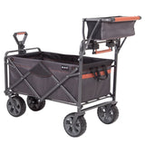 Mac Sports Deluxe Push Pull Folding Wagon with Brakes