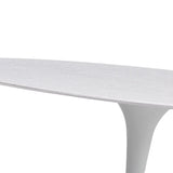 Orchid Round Solid Quartz Dining Table, 132,1 cm (52 in.) diameter
