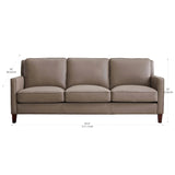 Prospera Home West Park Top-grain Leather Sofa and Loveseat