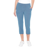 Up! Women’s Garment Wash Pull-on Capri