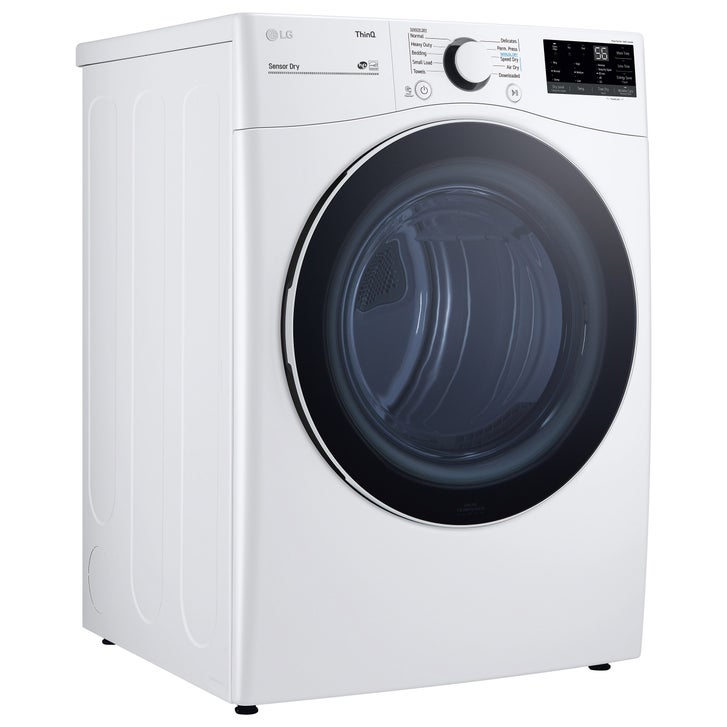 LG Laundry Bundle 5.2 cu ft. Front Load Washer and 7.4 cu ft. Gas Dryer with Stacking Kit