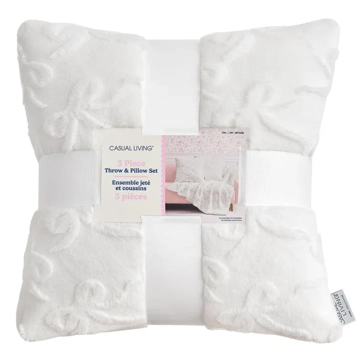 Casual Living Throw and Pillow Set, 3-piece
