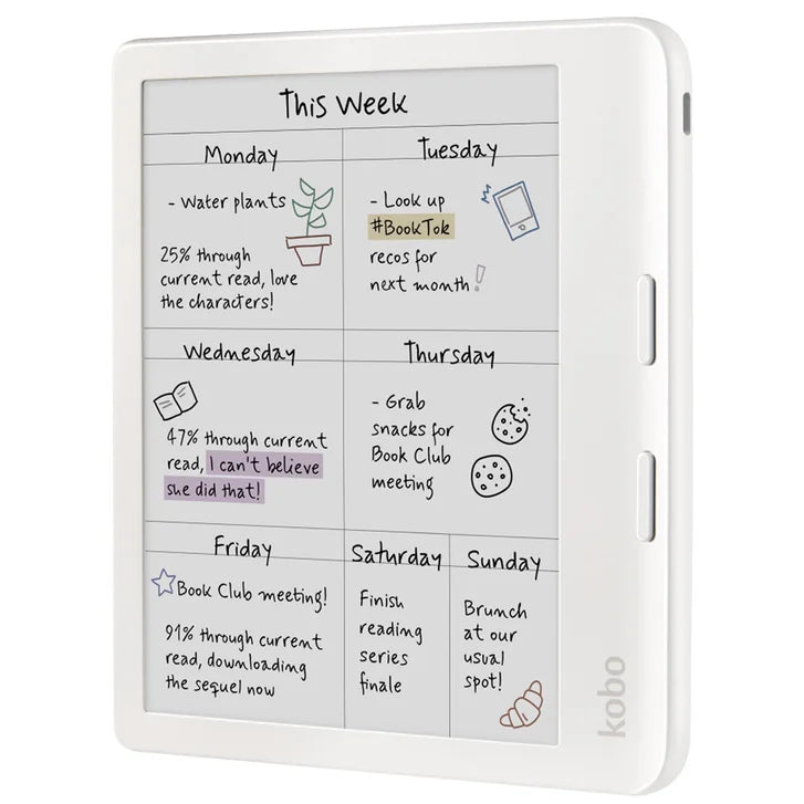 Kobo Libra Colour eReader with 3 Months of Kobo Plus Subscription