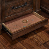 Alpine Ridge Rustic Solid Wood 5-piece King Bedroom Set
