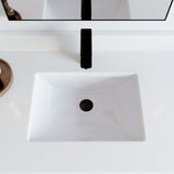 VanGo Willow Vanity in White with Quartz Countertop