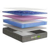 GhostBed Fusion 27.9 cm (11 in.) Hybrid Mattress with Adjustable Base