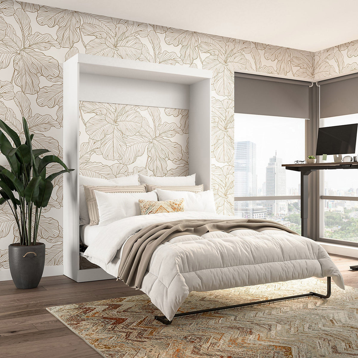 Bestar Boutique Double Wall Bed