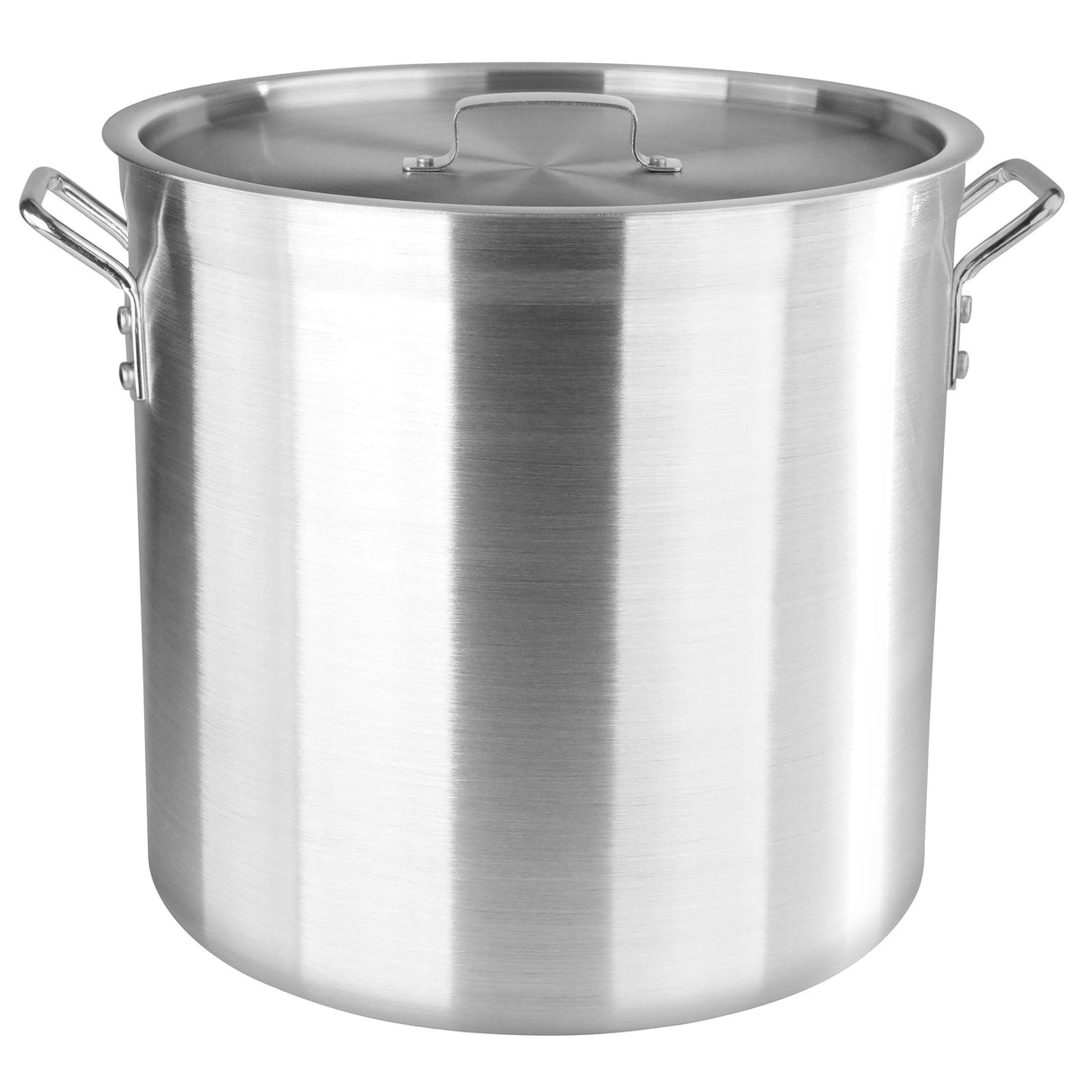 New Star Foodservice Aluminum Stock Pot with Lid, 37.9 L (40 qt.)