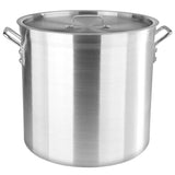New Star Foodservice Aluminum Stock Pot with Lid, 37.9 L (40 qt.)