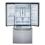 GE Profile 33 in. 24.8 cu ft. Stainless Steel French Door Refrigerator with External Ice and Water Dispenser