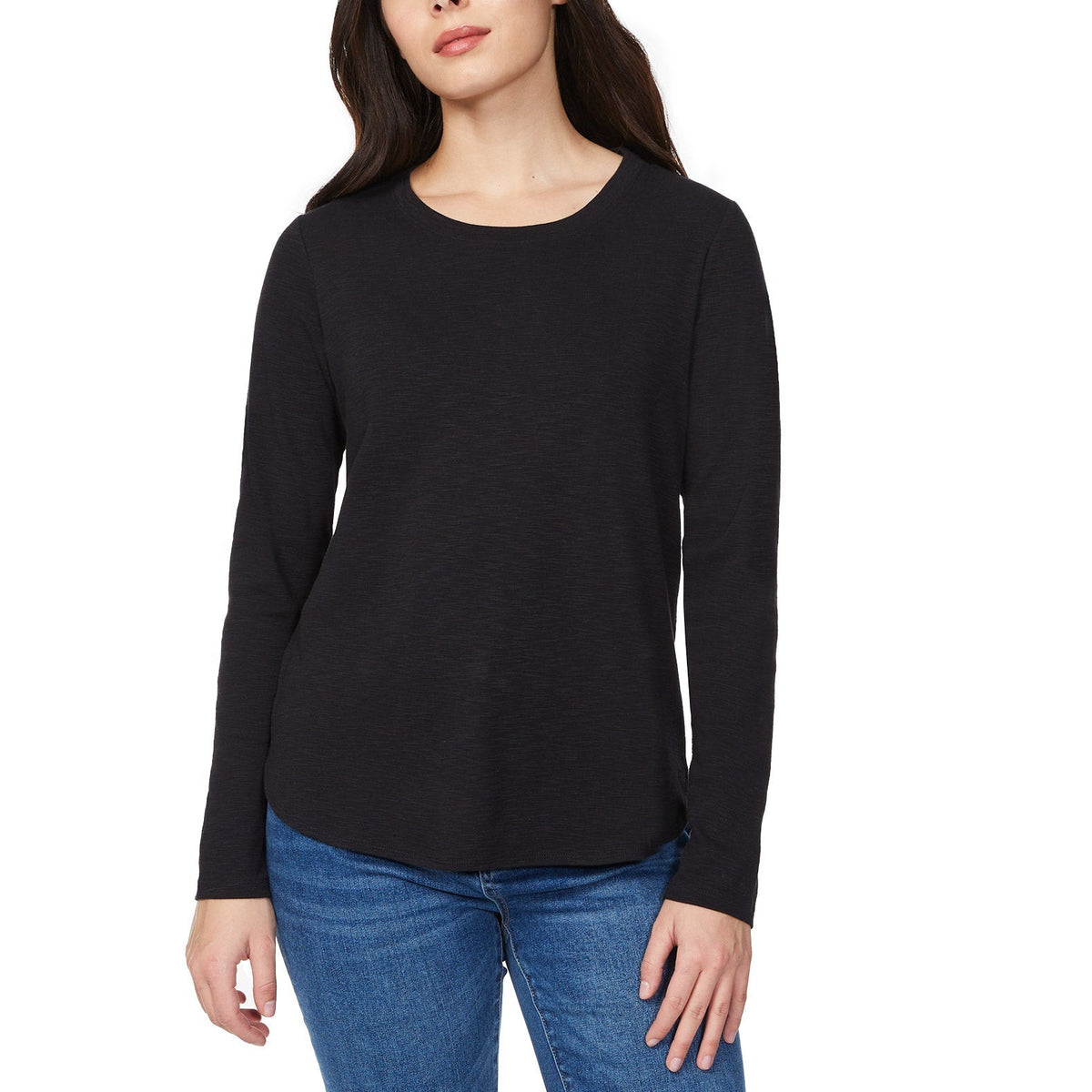 Kirkland Signature Women's Long Sleeve Slub Tee