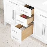 OVE Decors Renfrew Vanity with Quartz Top in White
