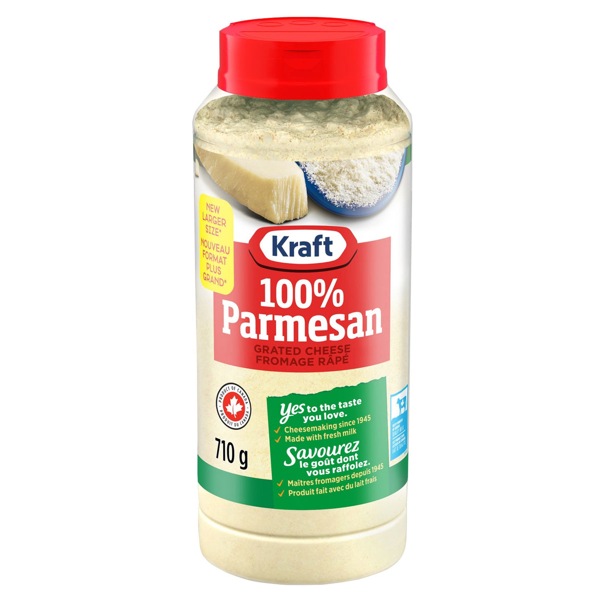 Kraft Grated Parmesan Cheese, 710 g