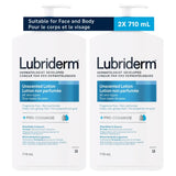Lubriderm Unscented Lotion, 2 x 710 mL