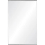 Parker Classic Rectangular Mirror with Black Iron Frame