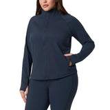 Mondetta Women’s Peached Interlock Yoga Jacket