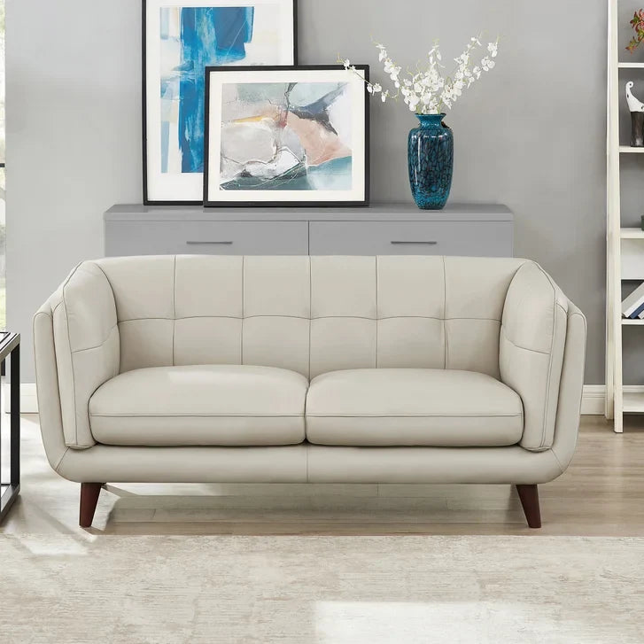 Prospera Home Barcelona Top Grain Leather Sofa, Loveseat and Chair