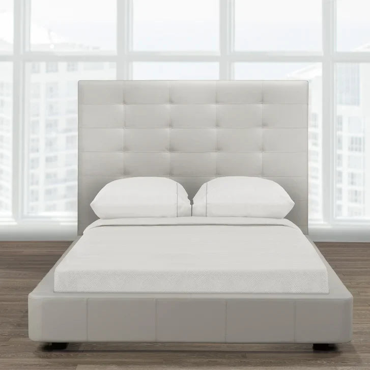 Urbania Modern Top Grain Leather Bed
