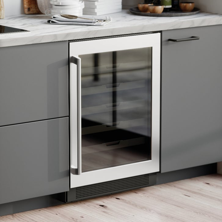 Electrolux 24 in. 5.1 cu ft. Stainless Steel Under-Counter Single Zone Wine Cooler