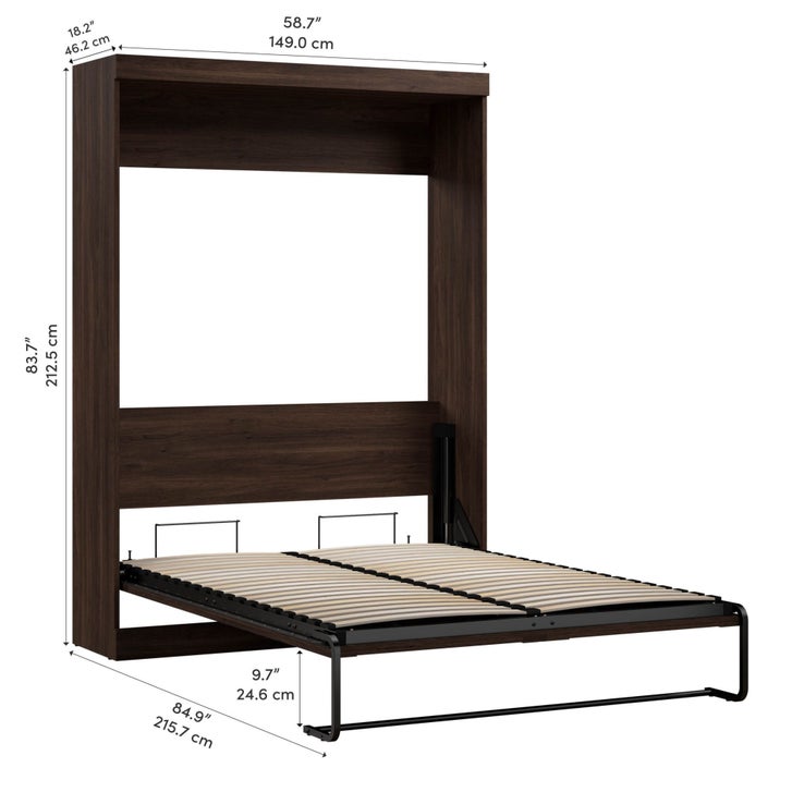 Bestar Boutique Double Wall Bed