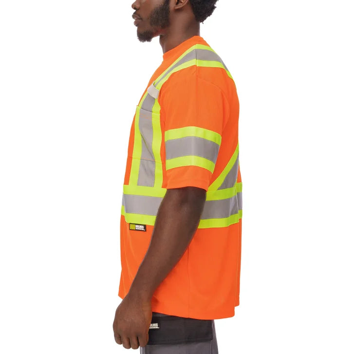 Holmes Workwear High-Visibility Short Sleeve T-Shirt, 3-pack