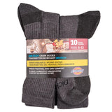 Dickies Men's Dri-Tech Crew Socks, 10-pair