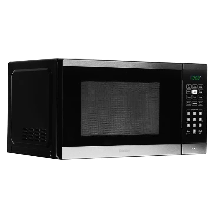 Danby 0.9 cu.ft. Countertop Microwave - Black and Stainless Steel