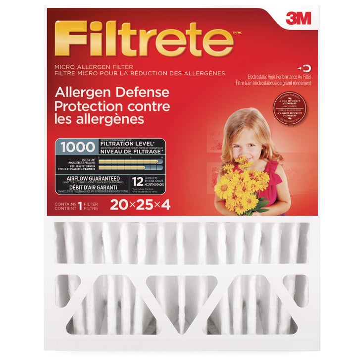3M Filtrete Micro Allergen Deep Pleat Filter, 4-pack