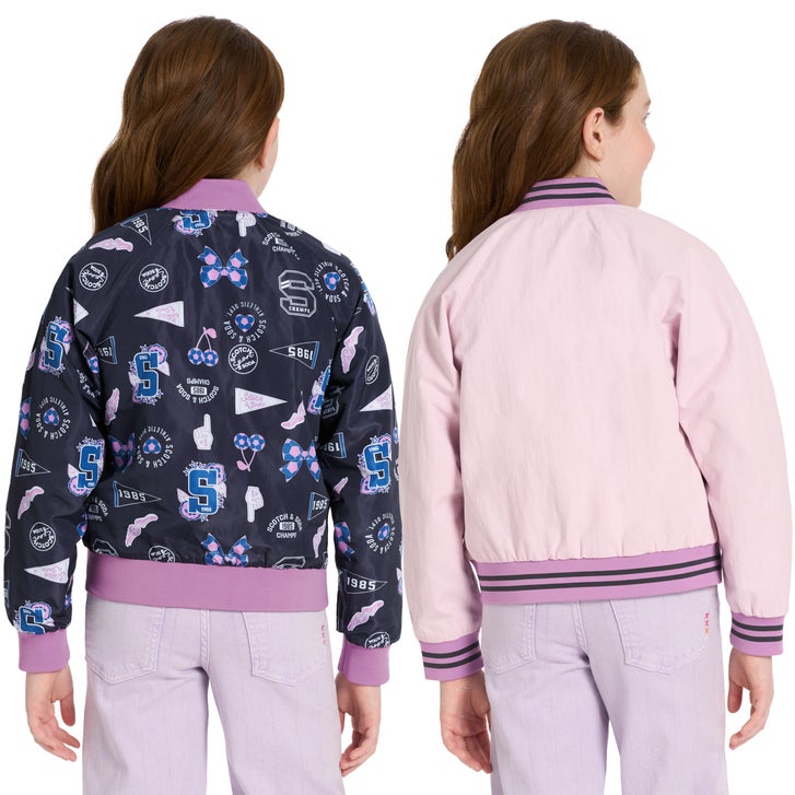 Scotch & Soda Kids' Reversible Bomber Jacket