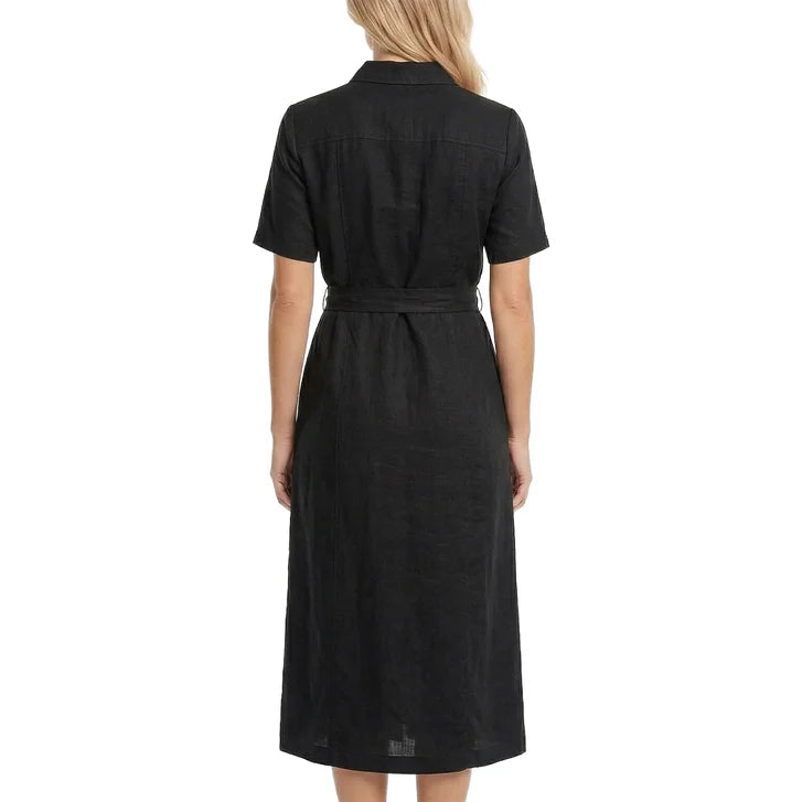 Simon Chang Women's Belted Midi Dress