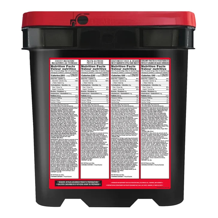 Readywise 60 Serving Entrée Buckets