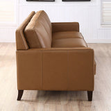 Prospera Home West Park Top Grain Leather Sofa, Loveseat and Chair