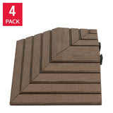 Golden Select Deck Tile Corner Trims, Pack of 4.