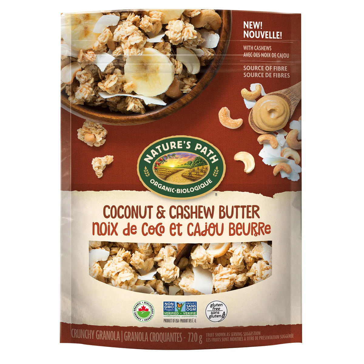 Nature's Path Organic Coconut & Cashew Butter Granola, 720 g