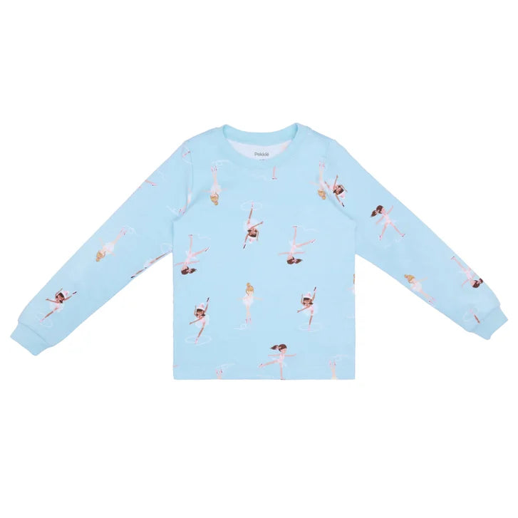 Pekkle Kids Organic Cotton 4-piece Pajama Set