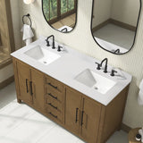 OVE Decors Eliot 60 in. Vanity with Quartz Countertop