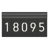 Artika Bowen Outdoor LED Address Light, Black