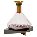 Rabbit Wine Decanter with Wood Base