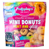 Pudgyboy’s Heat and Glaze Frozen Old Fashion Mini Donuts with Vanilla Glaze, 4-pack