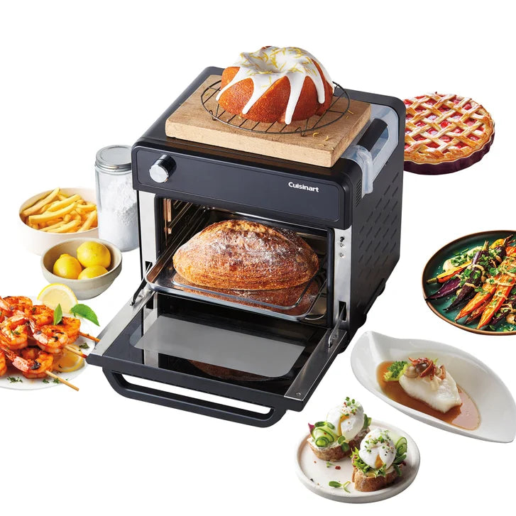 Cuisinart Gourmet Pro Steam Air Fryer Oven with 2-piece Tong Set
