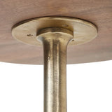 Rantus End Table with Mango Wood Top