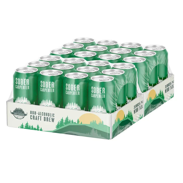 Sober Carpenter Non-Alcoholic Craft Beer, 355 mL 24-pack