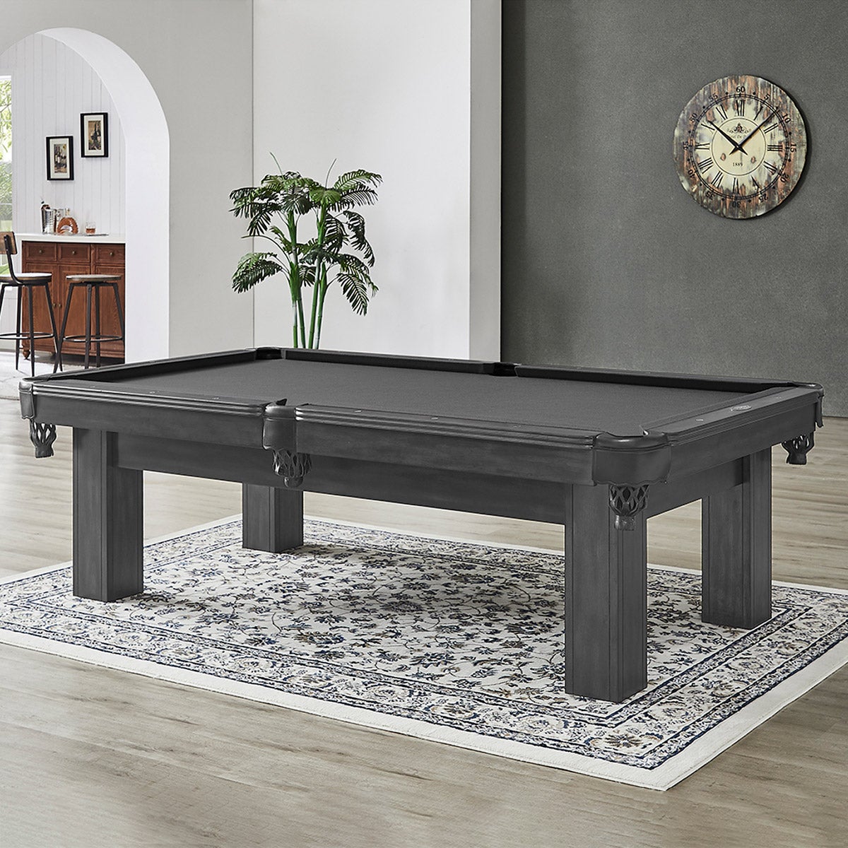 Beringer Cobalt 8 ft. Exotic Solid Wood Slate Billiard Table