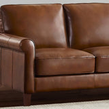 Prospera Home Larsen Top Grain Leather Sofa