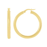 High Polish Hoop Earrings